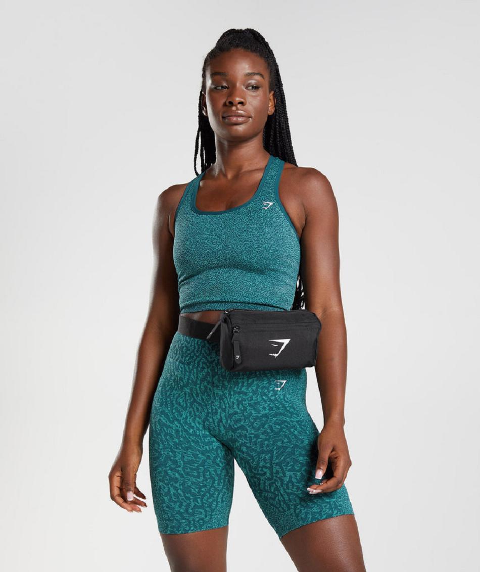 Plecaki Akcesoria Gymshark Sharkhead Cross Body Czarne | PL 4150AHK